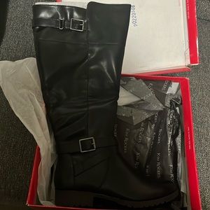 Kim Rogers Women’s Size 8 Wide Calf Black Boots